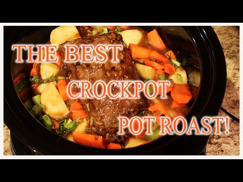 THE BEST DANG CROCKPOT POT ROAST RECIPE // HOW TO MAKE A PERFECT ROAST // WHAT’S FOR DINNER ?