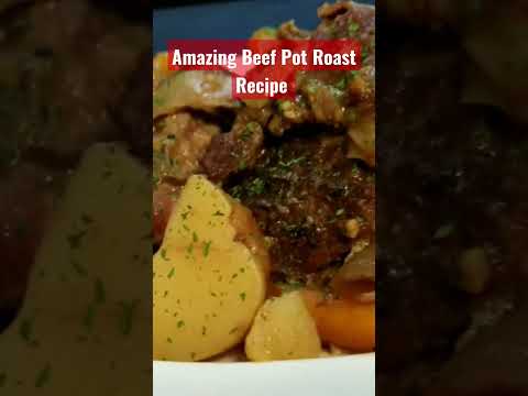 Simple Beef Pot Roast Recipe in a Crockpot