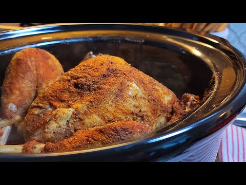 Slow Cooker Turkey EASY | Tender & Juicy Turkey! #cooking