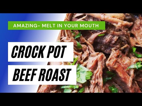 Healthy, Fast and Easy Crock pot Beef Pot Roast Recipe.  My husband’s favorite!  Everyone loves it!