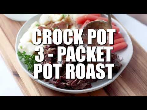 How to make: CROCK POT 3-PACKET POT ROAST
