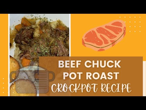 HOW TO make a Crockpot Beef Chuck Pot Roast! Melt in your Mouth Shredded Beef | CHEFSTINY