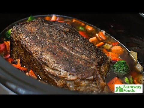 How to Cook a Sirloin Beef Roast in a Crock Pot