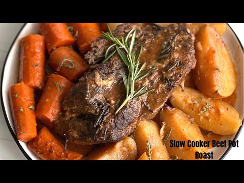 Slow Cooker Beef Pot Roast | Easy Crockpot Dinner