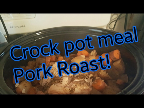 Crock pot meal! Pork roast!