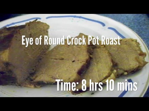 Eye of Round Crock Pot Roast Recipe