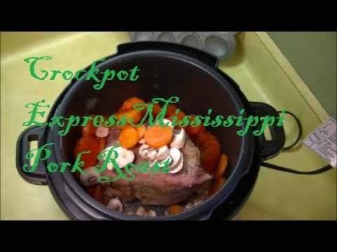 Crock Pot Express Mississippi Pork Roast (From Frozen)