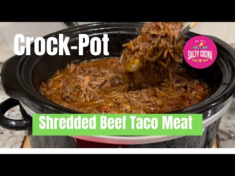 Easy Crock-Pot Shredded Beef Taco Meat