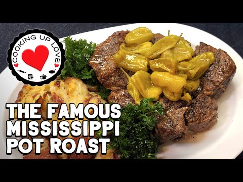 Mississippi Pot Roast | Crockpot Recipe | Cooking Up Love