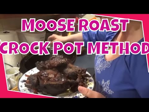 Moose Roast ( Crock Pot Method)
