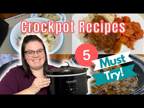5 DELICIOUS {MUST TRY} CROCKPOT RECIPES || SLOW COOKER FAMILY FAVORITES