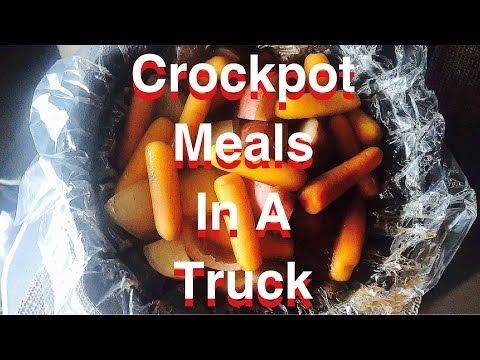 Pork Roast In The Crock Pot | Cooking In A Semi Truck