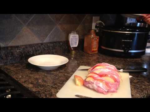 Crockpot Honey Apple Pork Roast