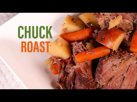 How to make a Chuck Roast in a Crock Pot   #briansblueskitchen