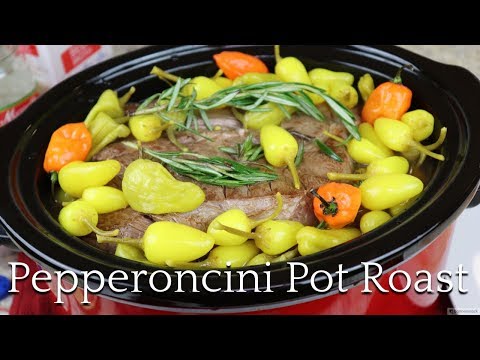 Easy Crockpot-Slow cooker Recipe (Pepperoncini Pot Roast)
