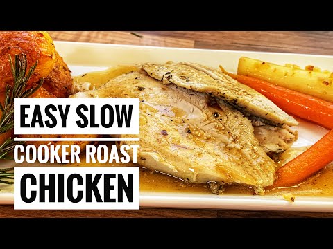 Cook A Whole Roast Chicken In Your Crock Pot / Slow Cooker!