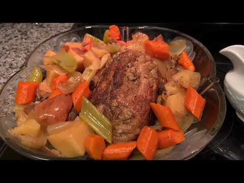 Slow Cook Roast Beef in the Crockpot#Engkay’s home and garden #Florida USA