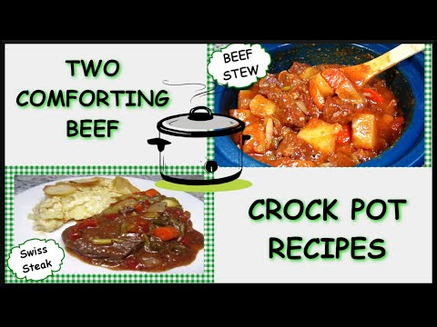 2 AMAZING Comforting Beef Crock Pot Recipes | Slow Cooker Beef
