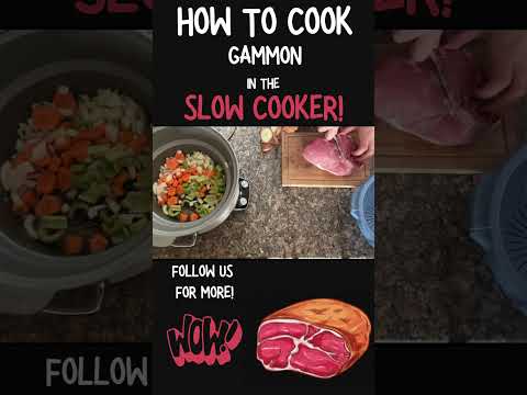 Slow Cooker Gammon In Water #shorts
