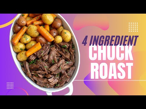 Unbelievable Pot Roast Recipe with ONLY 4 Ingredients!