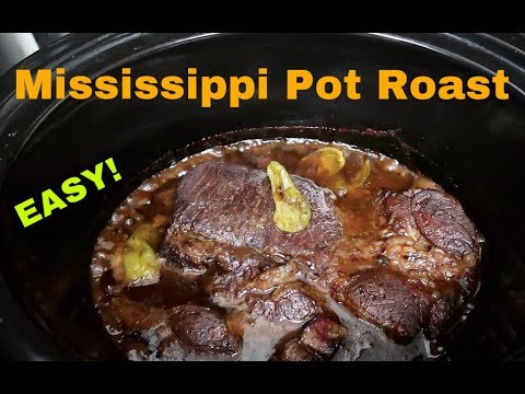 How To Make Mississippi Pot Roast (Crockpot)