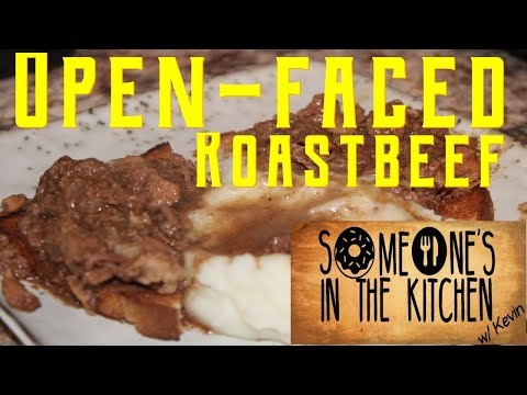 Open Faced Roast Beef (Crockpot Recipe) & How To