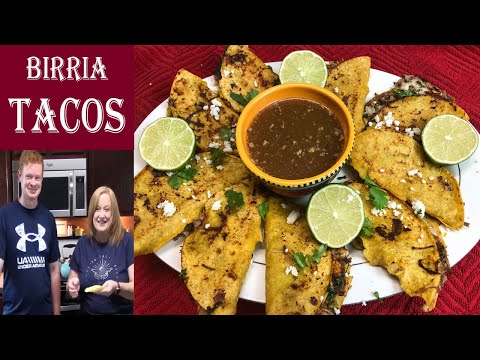 Making BIRRIA TACOS with My CROCKPOT BARBOCOA ROAST RECIPE | In the Kitchen with Joseph