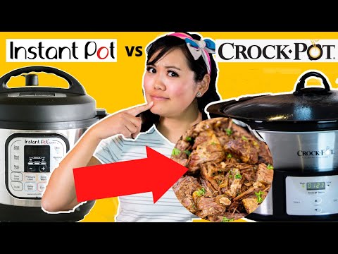 INSTANT POT vs CROCK POT TASTE TEST – Pot Roast!