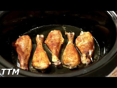 How to Cook Chicken Legs in the Slow Cooker~Easy Cooking