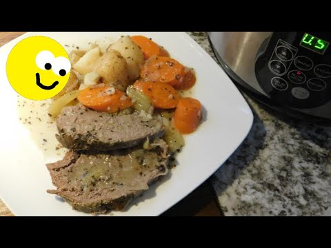 SIRLOIN TIP ROAST COOKED IN A SLOW COOKER