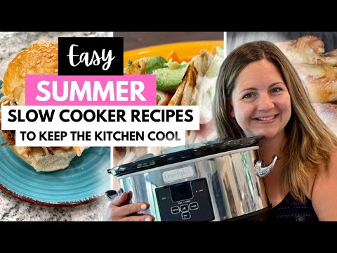 3 Cheap Summer Slow Cooker Recipes! Tropical Pork, Shredded Mexican Beef, and BBQ Drumsticks