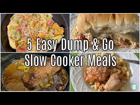 5 Dump and Go Slow Cooker Recipes