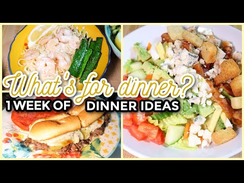 WHAT’S FOR DINNER? #285 | 7 Real-Life Family Meal Ideas | 3 CROCK POT DINNERS AND MORE