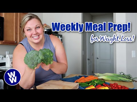WEEKLY MEAL PREP for WEIGHT LOSS JOURNEY | WEIGHT WACHERS (WW) Meal Prep | WW 2023
