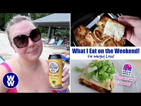 Taco Bell DIY! A WEEKEND DAY ON WEIGHT WATCHERS! What I Eat In A Day REALISTIC WEIGHT LOSS | WW 2023