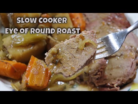 Slow Cooker Eye of Round Roast | Easy Slow Cooker Recipe | MOLCS Easy Recipes