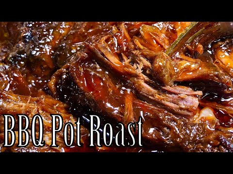 2 Ingredient SUPER EASY BBQ Pot Roast