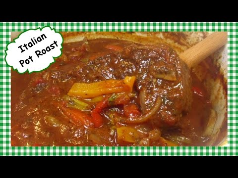 My Italian Beef Pot Roast ~ Slow Cooker Beef Dinner Recipe