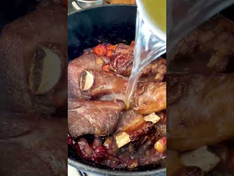 Slow Cooked Beef Short Ribs with Red Wine ЁЯейЁЯН╖ Part 1 #homemade #mealinspo