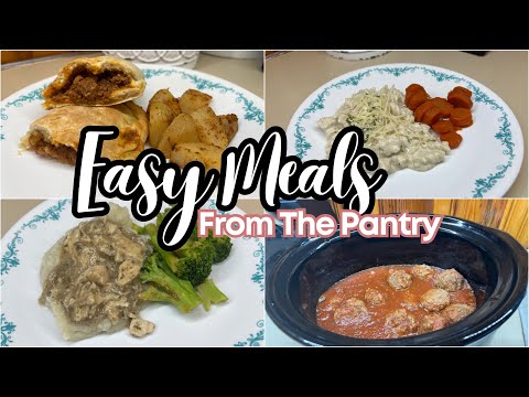 Quick & Easy Pantry Meals || How I feed my family more HOMEMADE & FROM SCRATCH MEALS