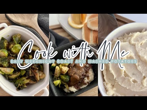 COOK WITH ME // EASY CROCKPOT FAMILY DINNER // ROAST & MASHED POTATOES // CHARLOTTE GROVE FARMHOUSE